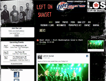 Tablet Screenshot of leftonsunset.com